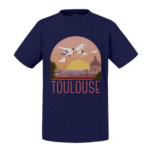 T-Shirt Enfant Toulouse Paysage Avion Ville France Voyage