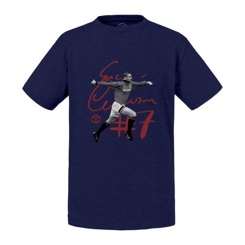 T-Shirt Enfant Eric Cantona Manchester Vintage Footballeur Foot Star
