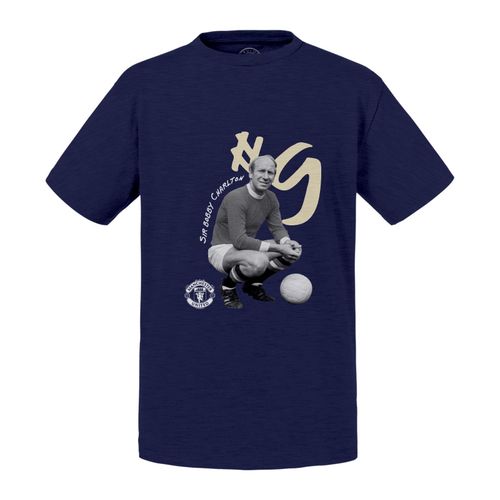 T-Shirt Enfant Bobby Charlton Vintage Footballeur Foot Star