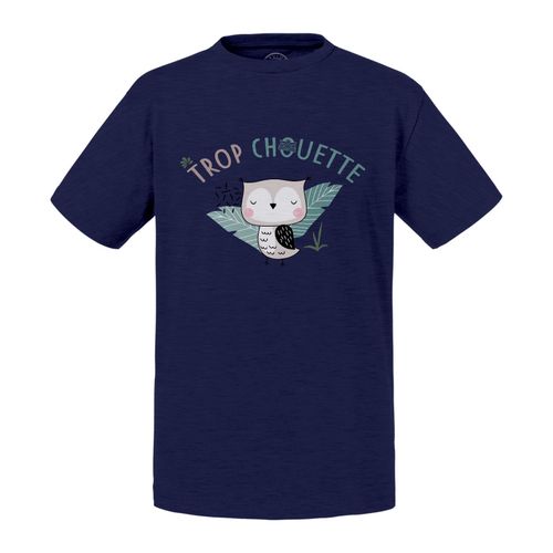 T-Shirt Enfant Trop Chouette Mignon Dessin Illustration