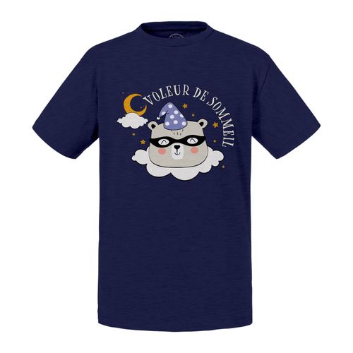 T-Shirt Enfant Voleur De Sommeil Dessin Illustration Animaux