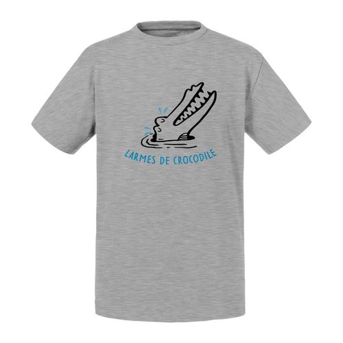T-Shirt Enfant Larmes De Crocodile Dessin Original Illustration