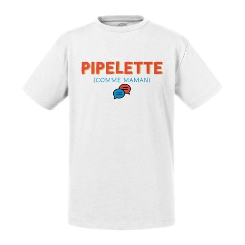T-Shirt Enfant Pipelette Comme Maman Humour Blague