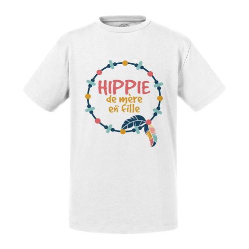 T-Shirt Enfant Hippie De Mère En Fille Bohémien Famille Maman
