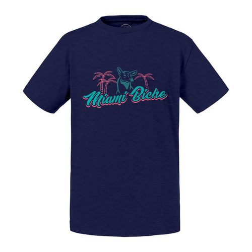 T-Shirt Enfant Miami Biche Humour Plage Etats-Unis Jeu De Mot