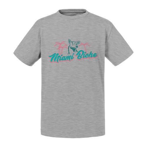 T-Shirt Enfant Miami Biche Humour Plage Etats-Unis Jeu De Mot