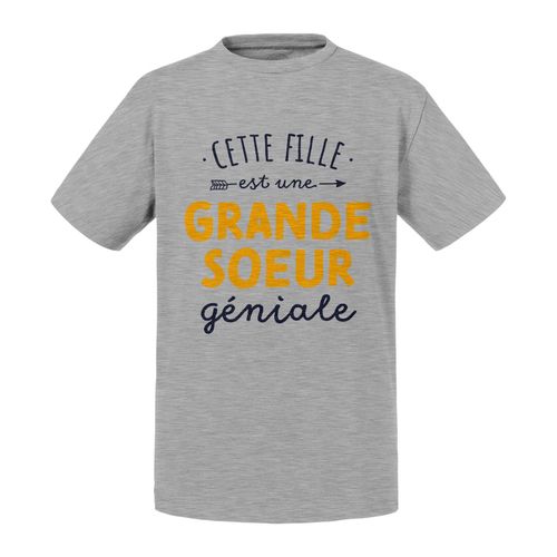 T-Shirt Enfant Cette Fille Est Une Grande Soeur Géniale Famille