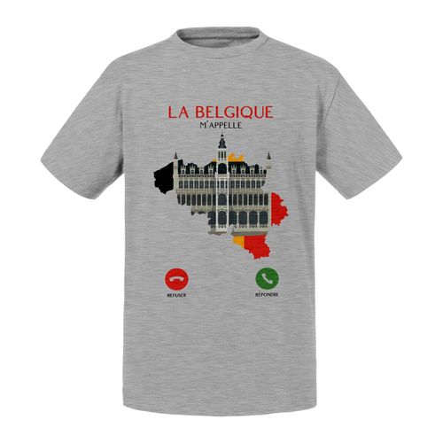 T-Shirt Enfant La Belgique M'appelle Voyage Patrimoine Culture