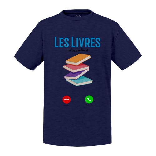 T-Shirt Enfant Les Livres M'appellent Passion Lecture