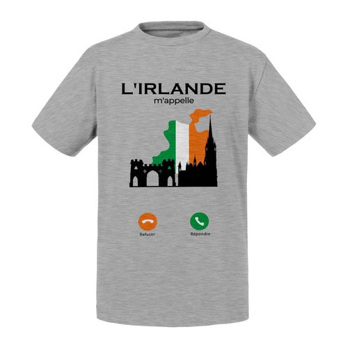 T-Shirt Enfant L'irlande M'appelle Culture Patrimoine Voyage