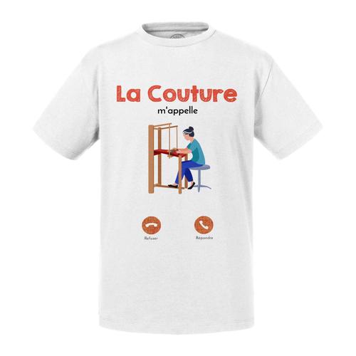 T-Shirt Enfant La Couture M'appelle Mode Loisir Fashion