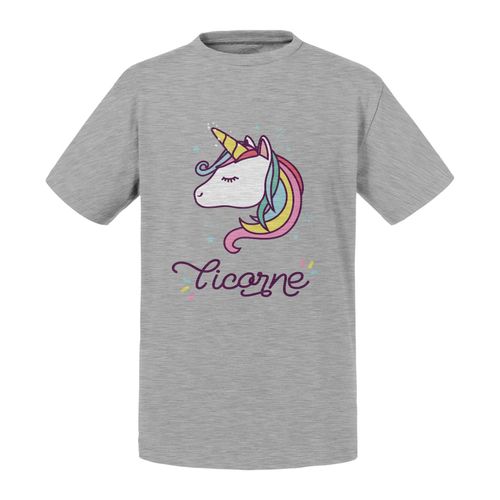 T-Shirt Enfant Licorne Arc En Ciel Mignon Cheval