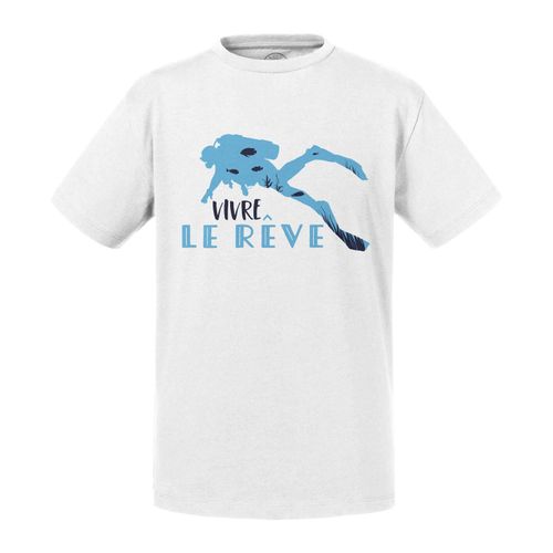 T-Shirt Enfant Vivre Le Rêve Plongée Mer Recifs Voyage