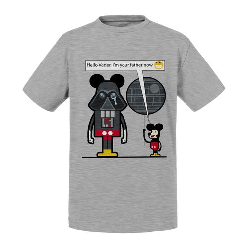 T-Shirt Enfant Game Of Geek Dark Vador Mickey Je Suis Ton Père Maintenant Star Wars Disney Humour