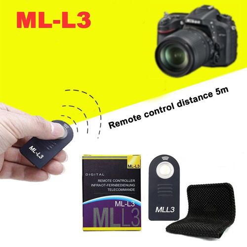 Fomito ML L3 ML L3 IR Infrarouge Sans Fil Déclencheur Télécommande pour Nikon D5200 D3200 D7100 D90 D7200 D610 D7000 D80 D90