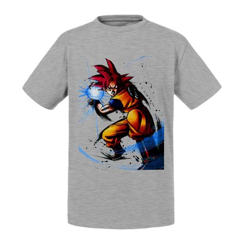 T-Shirt Enfant Dragon Ball Super Goku Go Kamehame Anime Manga