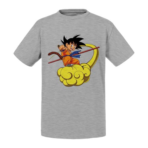 T-Shirt Enfant Dragon Ball Goku Kinto Nuage Jaune Dbz Manga Sayan