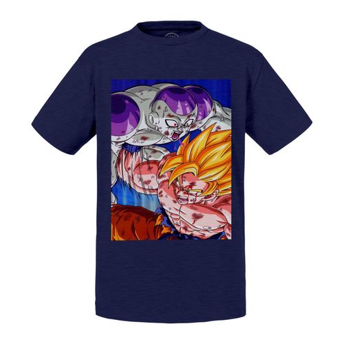 T-Shirt Enfant Goku Fracasse Freezer Dragon Ball Z Manga Dbz
