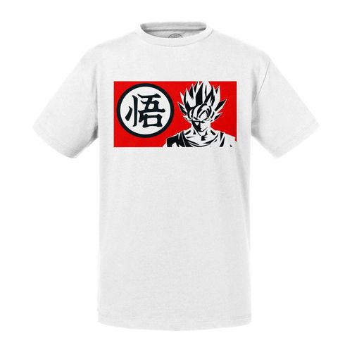 T-Shirt Enfant Dragon Ball Dbz San Goku Kanji Manga Anime Japon