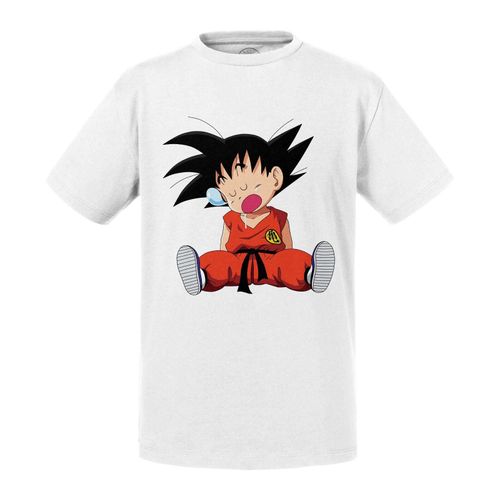 T-Shirt Enfant Dragon Ball Dbz Goku Tired Manga Anime