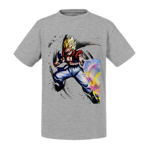 T-Shirt Enfant Gotenks Attaque Ki Dragon Ball Z Fusion Trunks Manga Anime