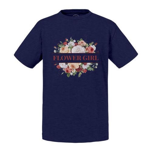 T-Shirt Enfant Flower Girl Mariage Mariée Bouquet Fleurs