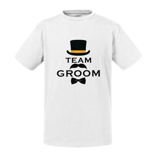 T-Shirt Enfant Team Groom Smoking Mariage Mariée Gentleman Tuxedo