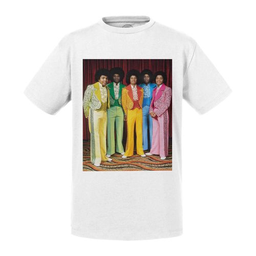 T-Shirt Enfant Michael Jackson Jackson 5 1975 Chanteur Pop Star Vintage