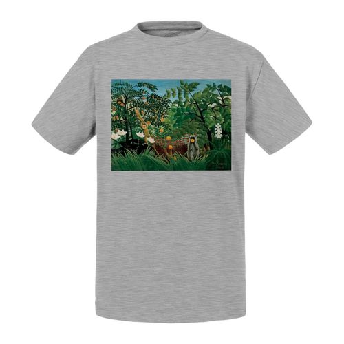 T-Shirt Enfant Singes Jungle Tropicale Henri Rousseau Peinture Art Naif