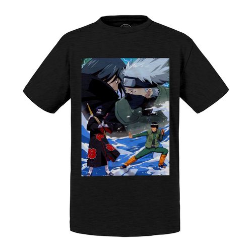 T-Shirt Enfant Kakashi Contre Itachi Gai Kisame Manga Naruto Anime