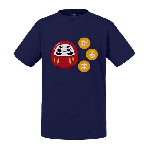 T-Shirt Enfant Daruma Doll Porte Bonheur Japon Asie Culture