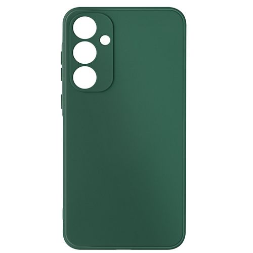 Coque Pour Samsung Galaxy A55 Soft Touch Mat Silicone Flexible Vert Foncé