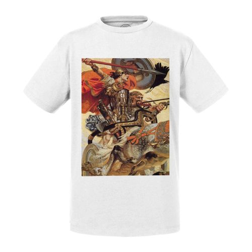 T-Shirt Enfant Mythologie Celte Leyendecker Peinture Illustration Amerique Usa
