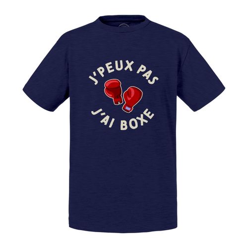 T-Shirt Enfant J'peux Pas J'ai Boxe Boxeur Sport Combat
