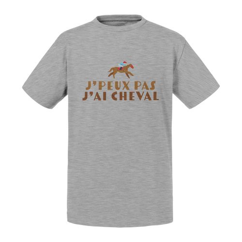 T-Shirt Enfant J'peux Pas J'ai Cheval Equitation Poney