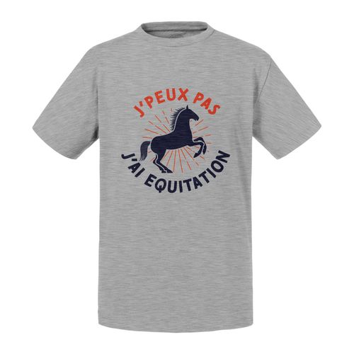 T-Shirt Enfant J'peux Pas J'ai Equitation Cheval Poney Dressage