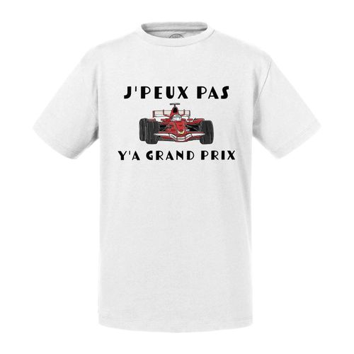 T-Shirt Enfant J'peux Pas Y'a Grand Prix Formule 1 F1 Course Voiture