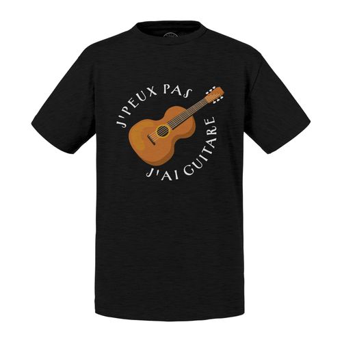 T-Shirt Enfant J'peux Pas J'ai Guitare Rock Classique Acoustique