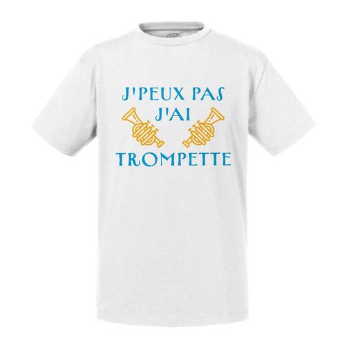T-Shirt Enfant J'peux Pas J'ai Trompette Cuivre Jazz Salsa Orchestre