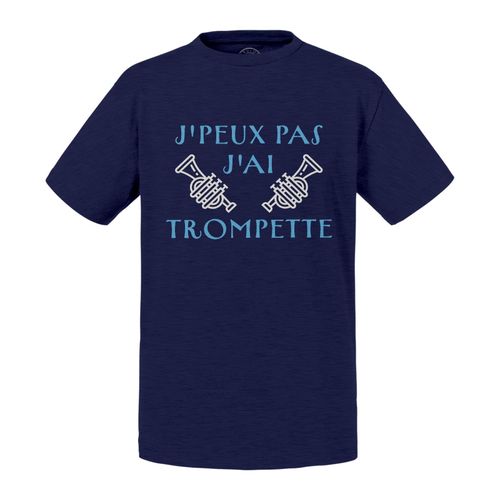 T-Shirt Enfant J'peux Pas J'ai Trompette Cuivre Jazz Salsa Orchestre