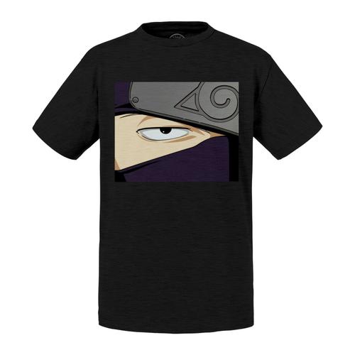 T-Shirt Enfant Kakashi Le Regard Manga Ninja Naruto Anime