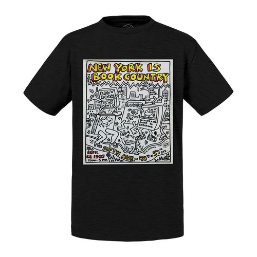 T-Shirt Enfant New York Is Book Country Keith Haring Dessin Graffiti Pop Art