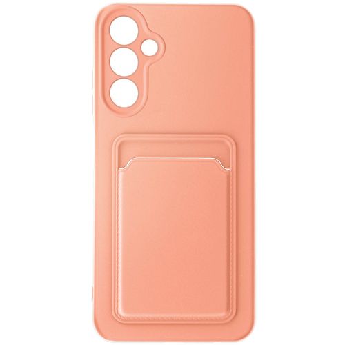 Coque Pour Samsung Galaxy A25 5g Porte-Carte Souple Anti-Traces Rose Poudré