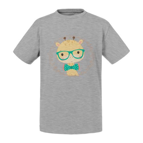 T-Shirt Enfant Girafe Hipster Mignon Dessin Illustration Originale