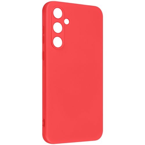 Coque Pour Samsung Galaxy A55 Semi-Rigide Mat Anti-Traces Dragonne Rouge