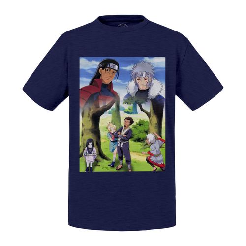 T-Shirt Enfant Naruto Manga Harashima Senju Tobirama Sarutobi Hokage 3 Ninja Legendaires Oroshimaru Tsunade Jiraya