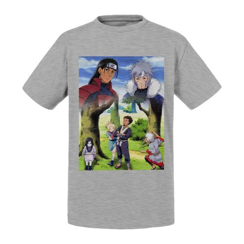 T-Shirt Enfant Naruto Manga Harashima Senju Tobirama Sarutobi Hokage 3 Ninja Legendaires Oroshimaru Tsunade Jiraya