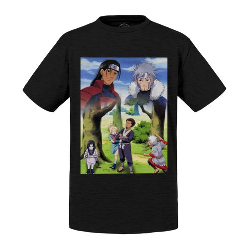 T-Shirt Enfant Naruto Manga Harashima Senju Tobirama Sarutobi Hokage 3 Ninja Legendaires Oroshimaru Tsunade Jiraya