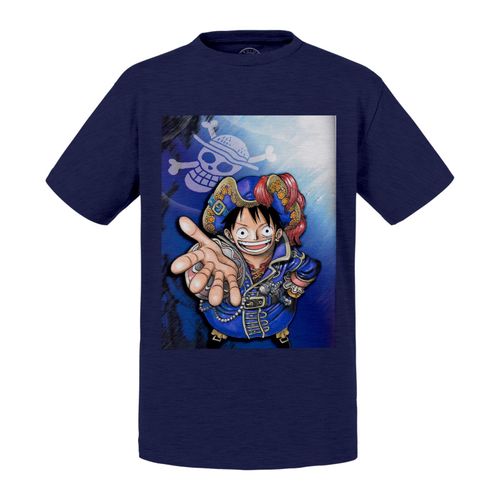 T-Shirt Enfant Luffy Chapeau De Pirate One Piece Manga Anime Japon