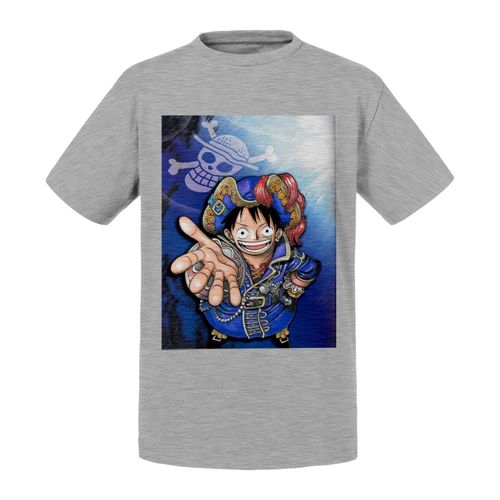 T-Shirt Enfant Luffy Chapeau De Pirate One Piece Manga Anime Japon